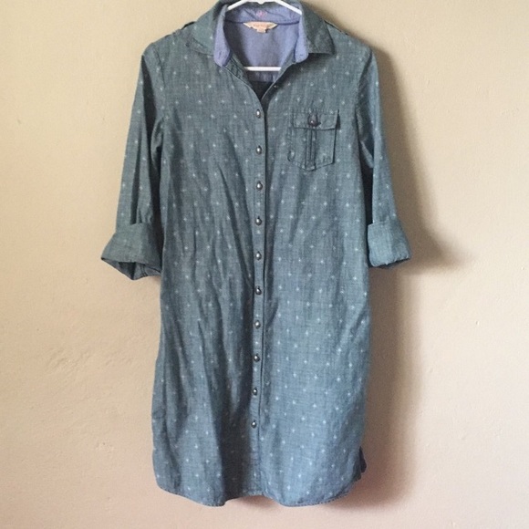 SOLD Brooks & Brothers Chambray dress - Picture 3 of 6